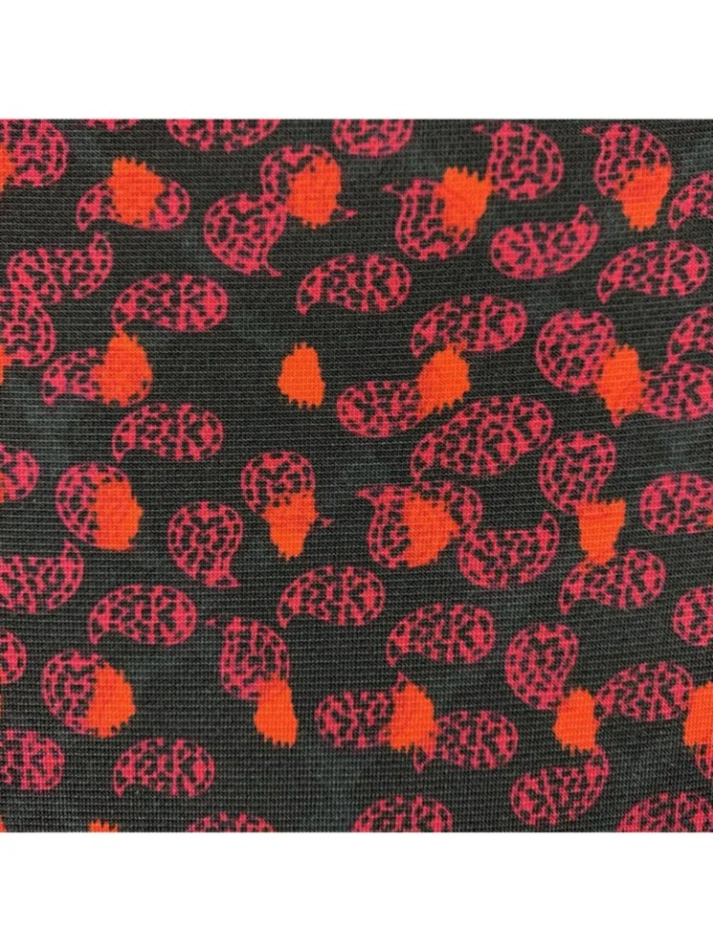 LuLaRoe Red Black Paisley Print Pull On Maxi Skirt